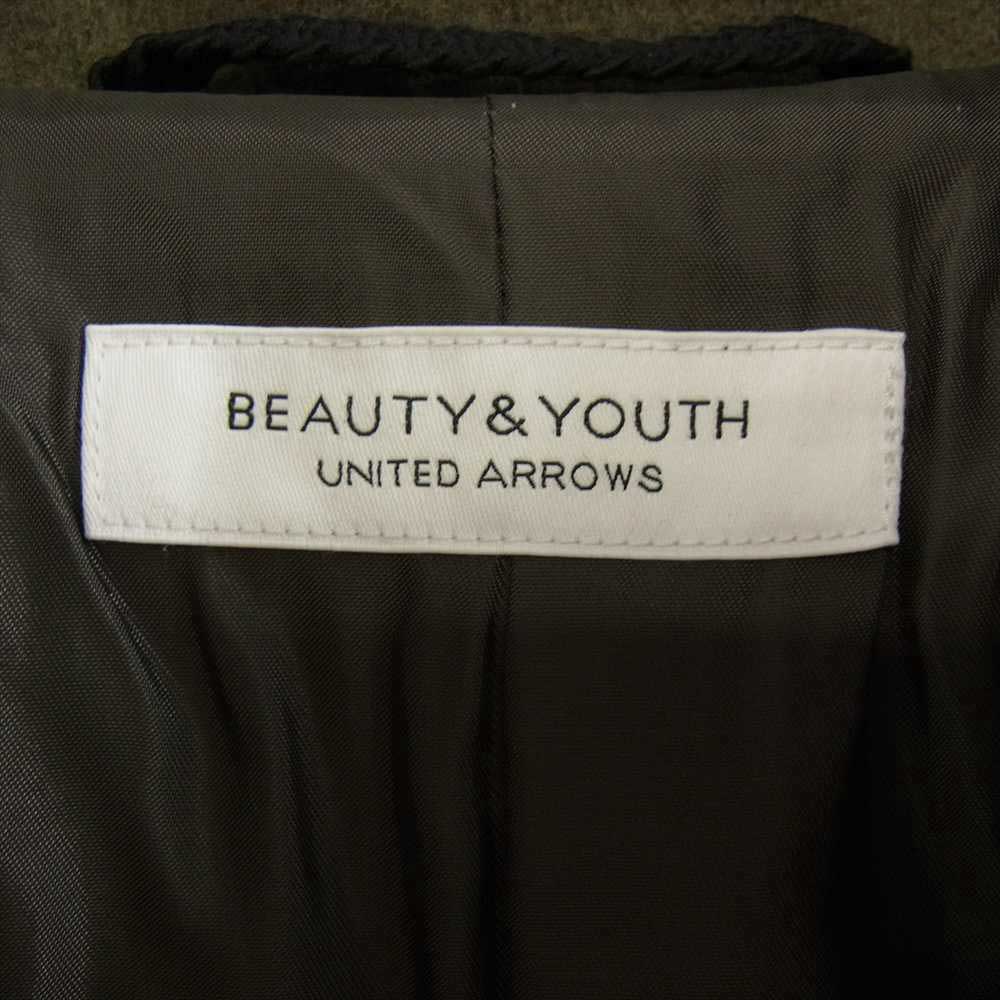 UNITED ARROWS ユナイテッドアローズ BEAUTY＆YOUTH ビューティーアンドユース Vallombrosa バロムブローサ ウール ダッフル コート モスグリーン系 S【新古品】【未使用】【中古】