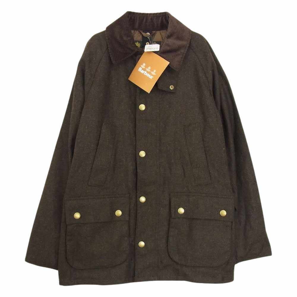 Barbour バブアー MWO0228BR71 I.G.BEAMS ビームス 別注 SL BEDALE WOOL IG スリム ウール ビデイル ジャケット ブラウン系 36【新古品】【未使用】【中古】