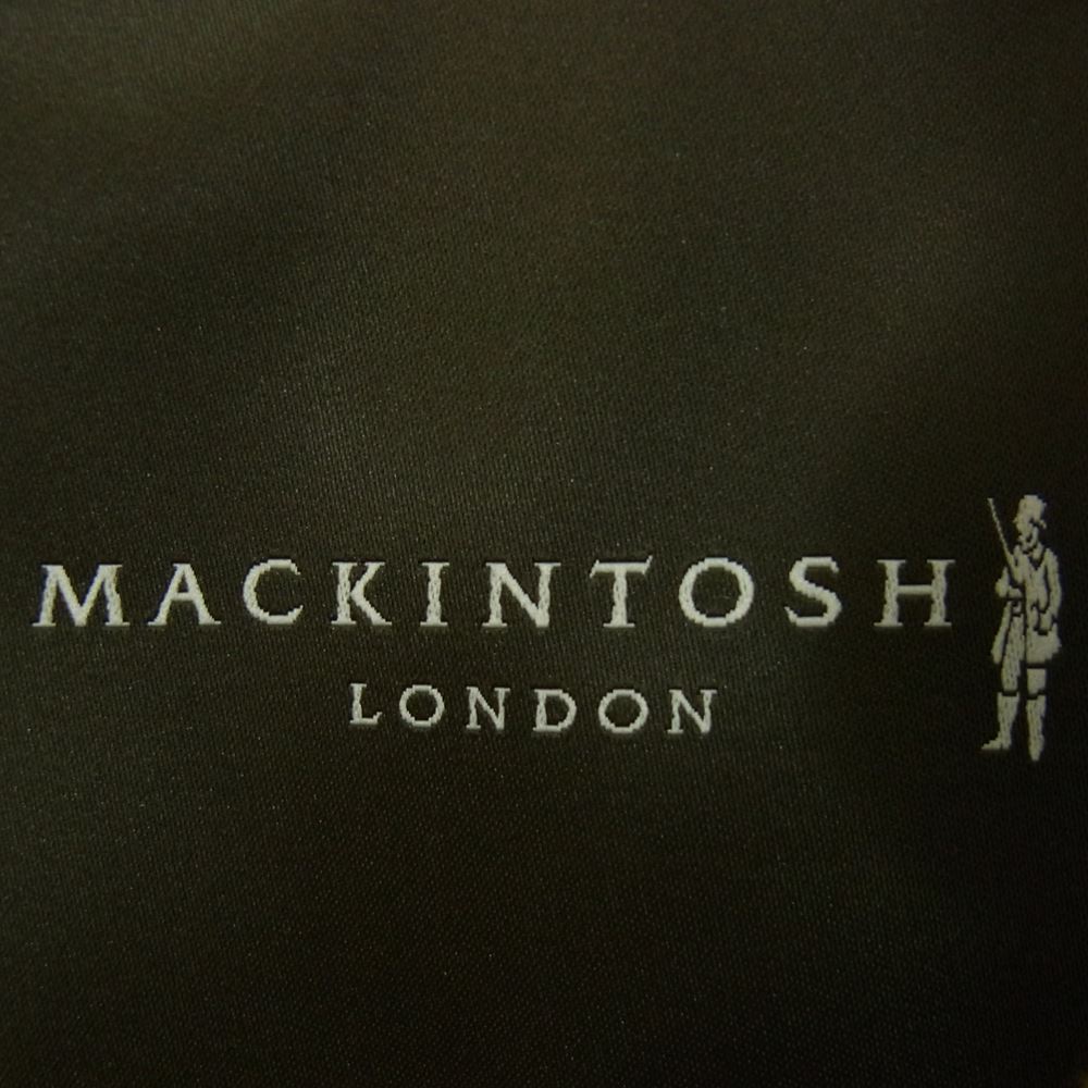 Mackintosh マッキントッシュ 国内正規品 コットン 襟ウール 裏地チェック ベルト ダブルプレスト トレンチ コート ベージュ系 M【新古品】【未使用】【中古】