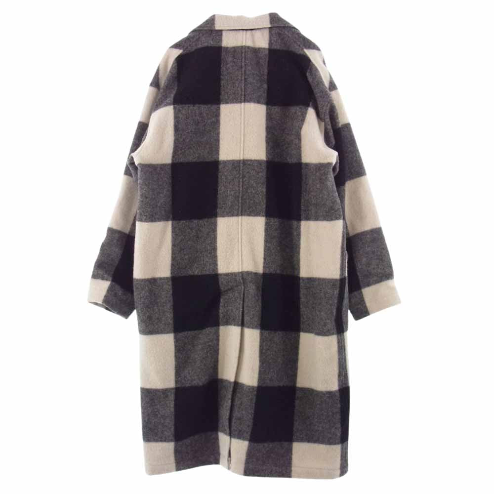 COOTIE クーティー Napping Buffalo Check Shop Coat ナッピング バッファロー チェック ショップコート ブラック系 グレー系 M【中古】