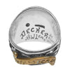 BILL WALL LEATHER ビルウォールレザー Jeff Decker Dome Ring with Pyramid Eye ジェフデッカー ピラミッドアイ リング シルバー系 ゴールド系【中古】