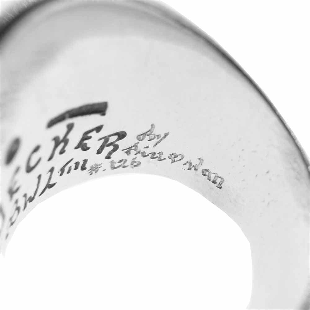 BILL WALL LEATHER ビルウォールレザー Jeff Decker Dome Ring with Pyramid Eye ジェフデッカー ピラミッドアイ リング シルバー系 ゴールド系【中古】