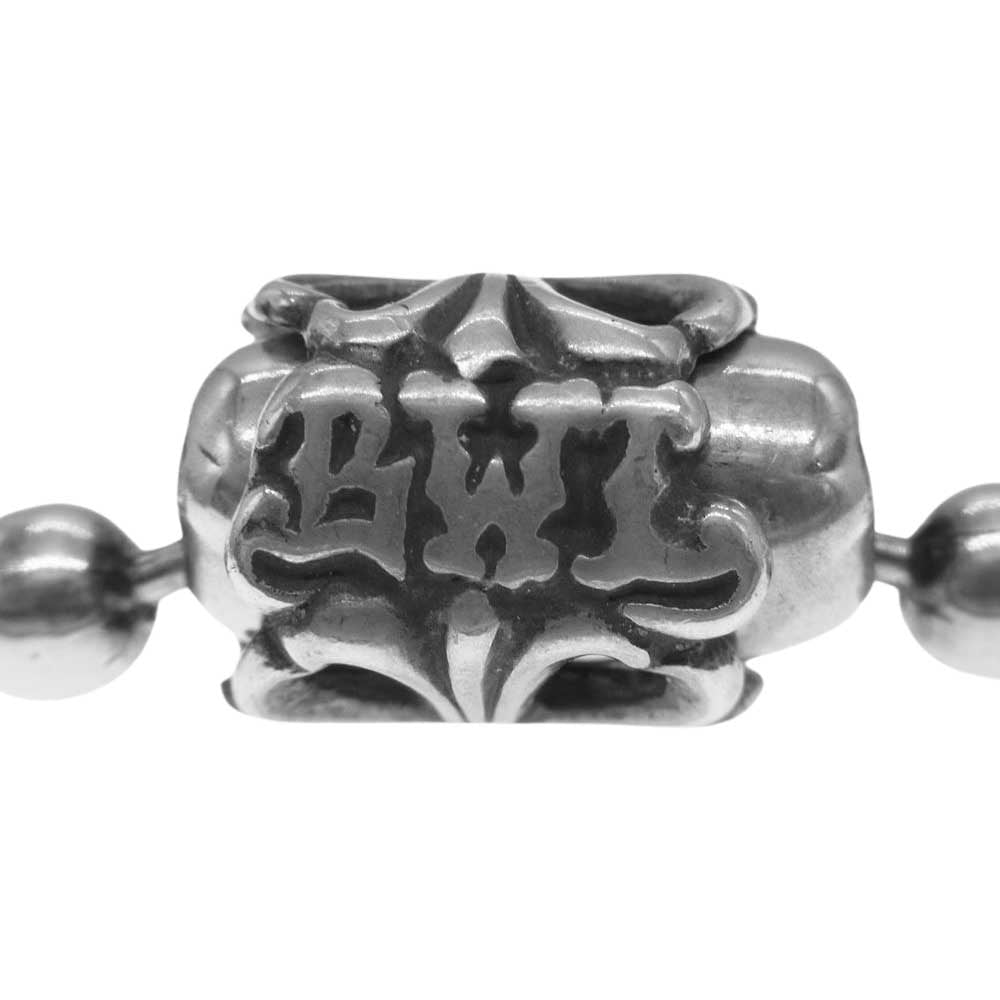 BILL WALL LEATHER ビルウォールレザー 購入時証明書付属 Jeff Decker Dome Ring with Pyramid Eye ジェフデッカー ピラミッドアイ ボールチェーン ネックレス シルバー系 ゴールド系【中古】