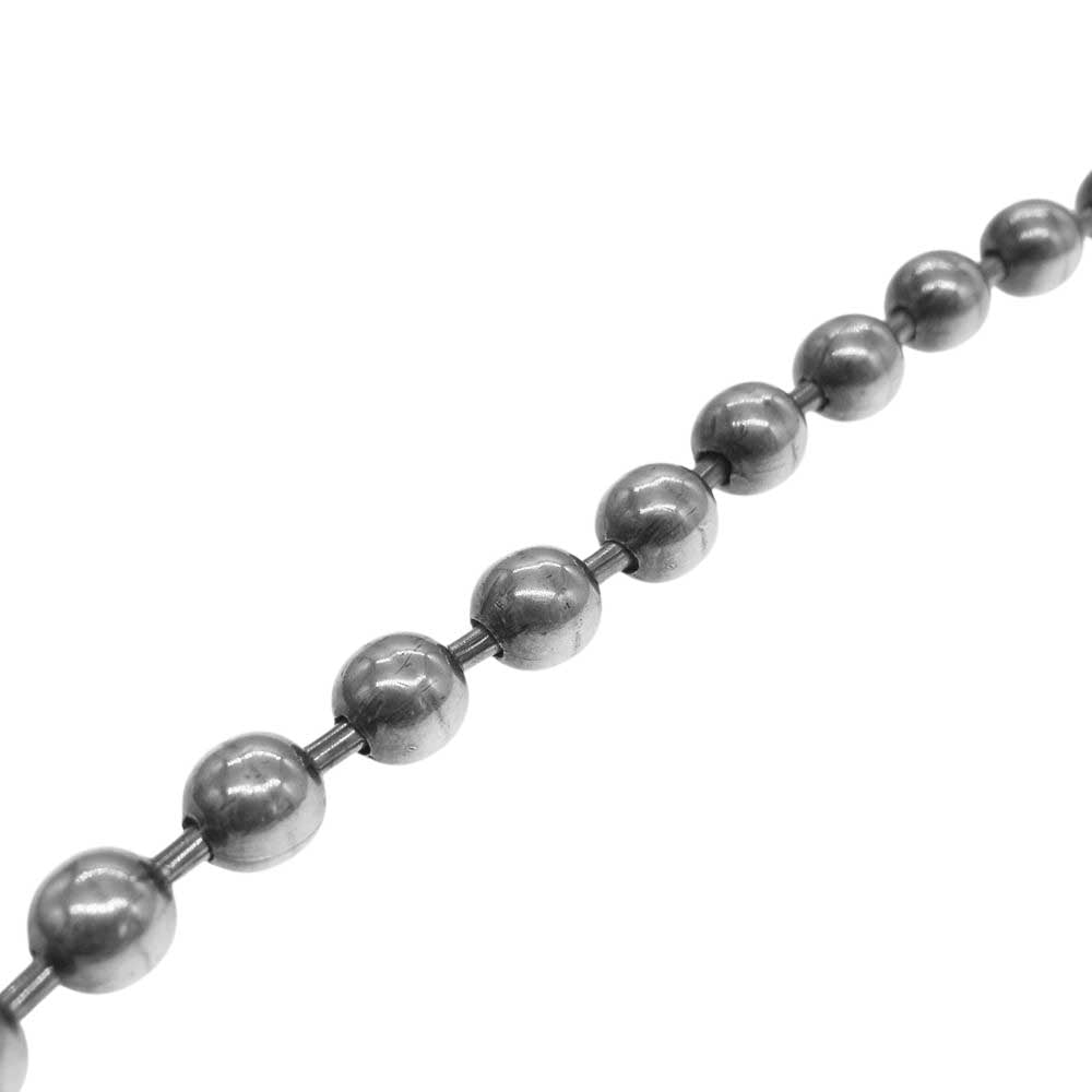 BILL WALL LEATHER ビルウォールレザー 購入時証明書付属 Jeff Decker Dome Ring with Pyramid Eye ジェフデッカー ピラミッドアイ ボールチェーン ネックレス シルバー系 ゴールド系【中古】