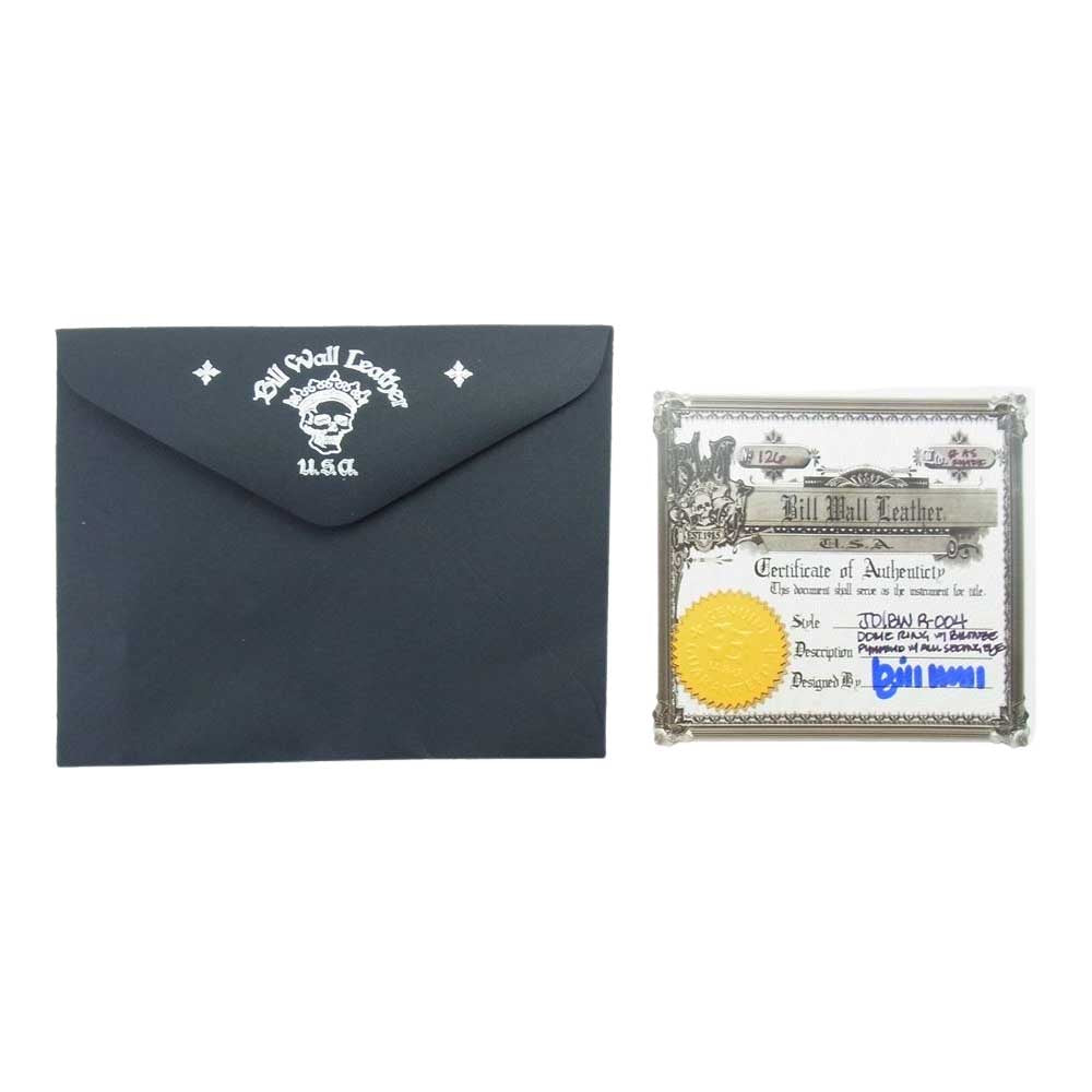 BILL WALL LEATHER ビルウォールレザー 購入時証明書付属 Jeff Decker Dome Ring with Pyramid Eye ジェフデッカー ピラミッドアイ ボールチェーン ネックレス シルバー系 ゴールド系【中古】