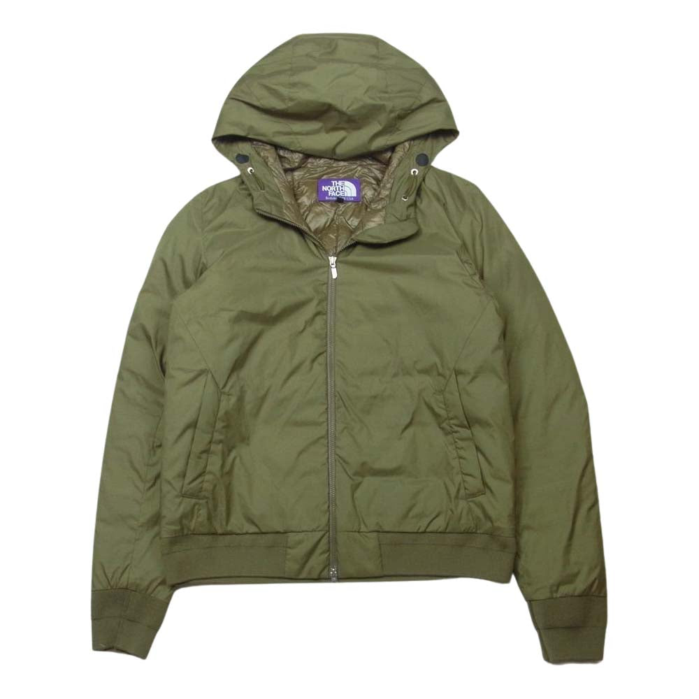 THE NORTH FACE ノースフェイス ND2652N PURPLE LABEL パープルレーベル HOODED DOWN PARKAR フーデッド ダウン パーカー ジャケット オリーブ系 M【中古】
