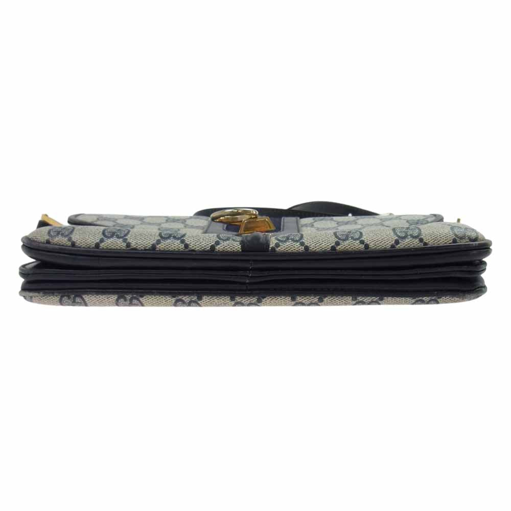 GUCCI グッチ オールド GG PVC シェリーライン レザー ベルト 鍵 ショルダー バッグ マルチカラー系【中古】