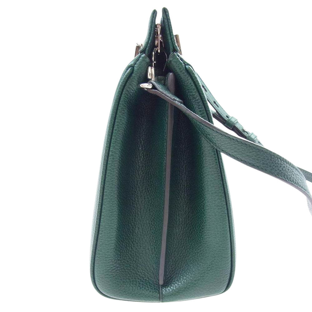 GUCCI グッチ 569712 ZUMI ズミ 2Way ショルダー ハンド バッグ グリーン系【中古】