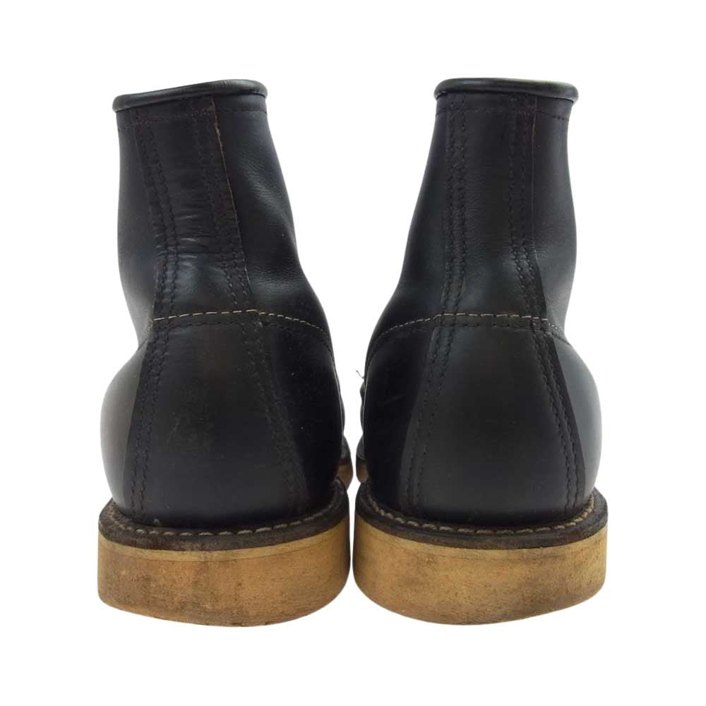 RED WING レッドウィング 8179 6inch CLASSIC MOC TOE モック トゥ レースアップ ブーツ ブラック  ブラック系 6 1/2【中古】