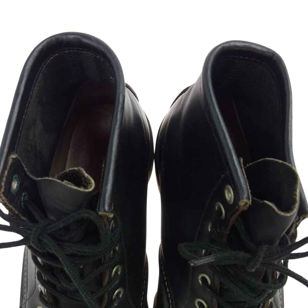 RED WING レッドウィング 8179 6inch CLASSIC MOC TOE モック トゥ レースアップ ブーツ ブラック  ブラック系 6 1/2【中古】
