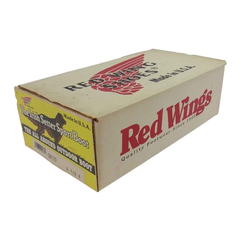 RED WING レッドウィング 8179 6inch CLASSIC MOC TOE モック トゥ レースアップ ブーツ ブラック  ブラック系 6 1/2【中古】