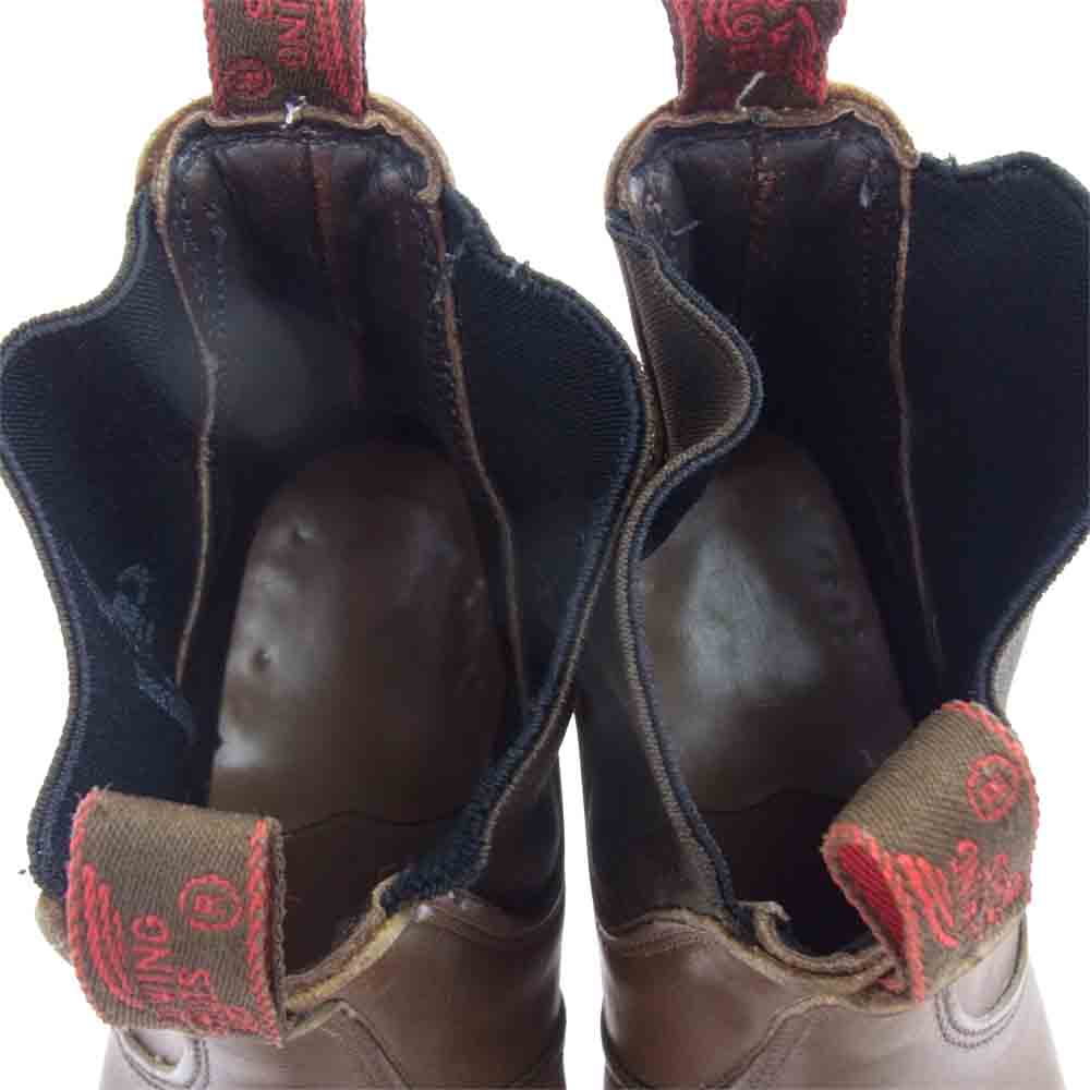 RED WING レッドウィング 8191 CHELSEA RANCHER チェルシー ランチャー サイドゴア ブーツ ブラウン系 7.5E【中古】