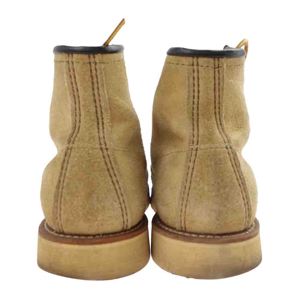 RED WING レッドウィング 8173 6inch CLASSIC MOC TO モック トゥ レースアップ ブーツ スエード ライトブラウン系 7【中古】