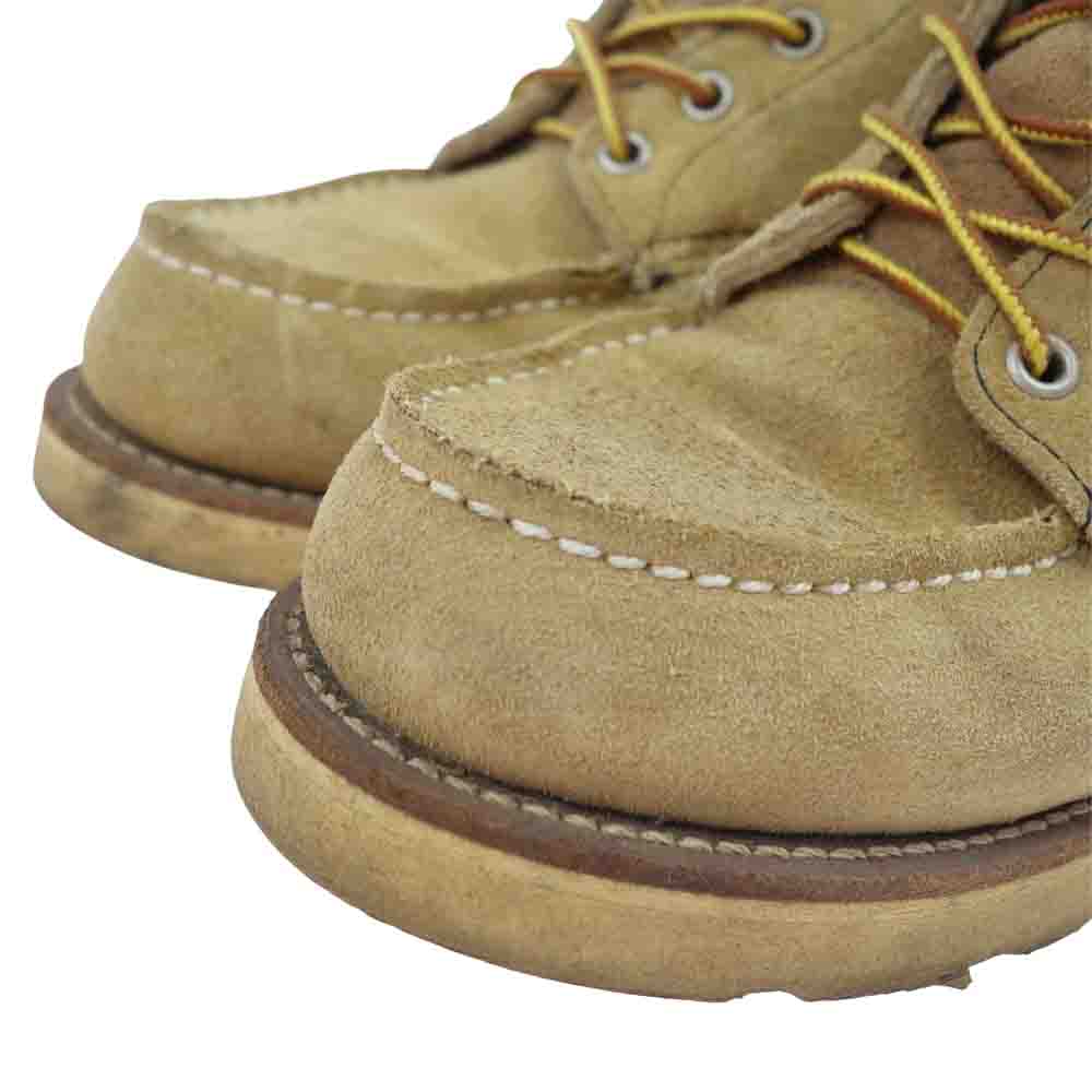 RED WING レッドウィング 8173 6inch CLASSIC MOC TO モック トゥ レースアップ ブーツ スエード ライトブラウン系 7【中古】