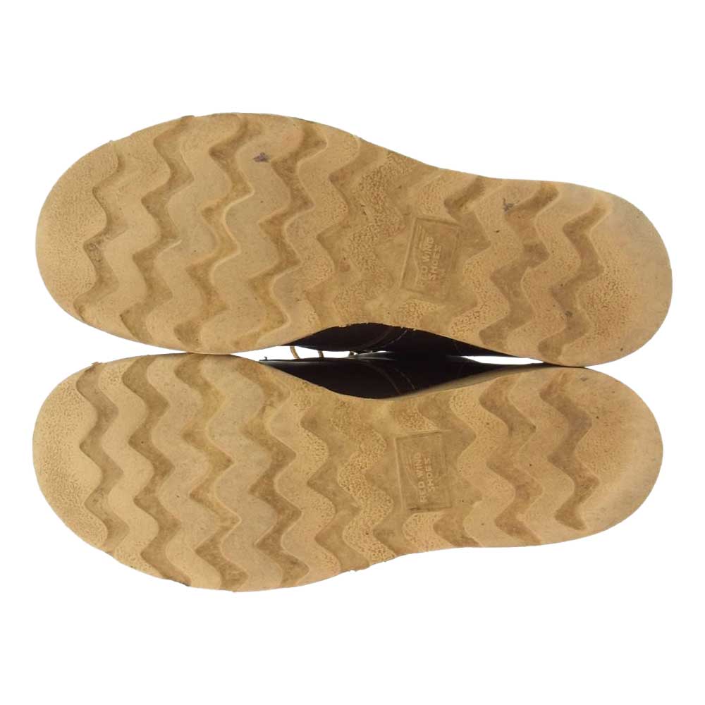 RED WING レッドウィング 8134 6inch CLASSIC PLAIN TOE クラッシック モック トゥ プレーン レースアップ ブーツ 焦茶 ダークブラウン系 7D インソール実寸サイズ約25㎝【中古】