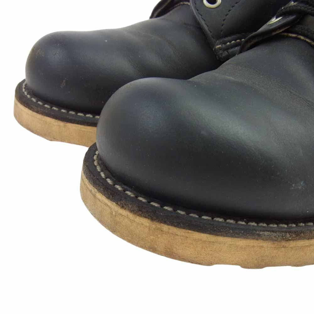 RED WING レッドウィング 8165 6inch CLASSIC PLAIN TOE クラッシック プレーン トゥ ブラック ブラック系 7【中古】