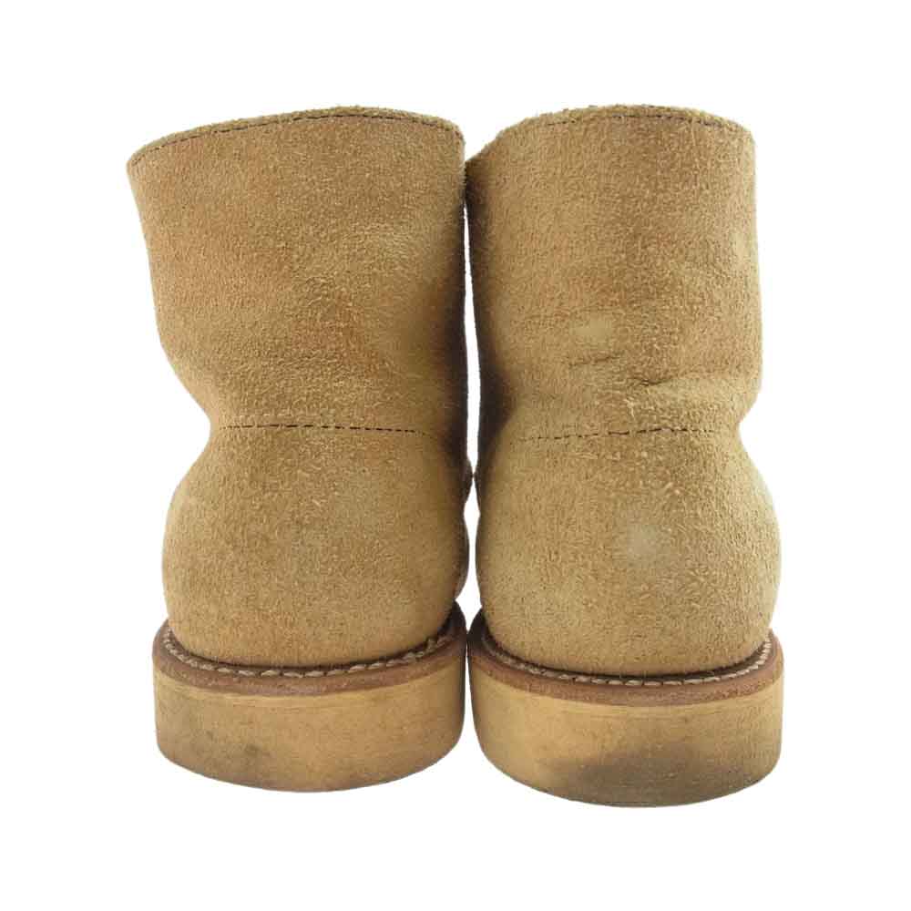 RED WING レッドウィング 8167 6inch CLASSIC PLAIN TOE クラッシック プレーン トゥ スエード  ライトブラウン系 7【中古】