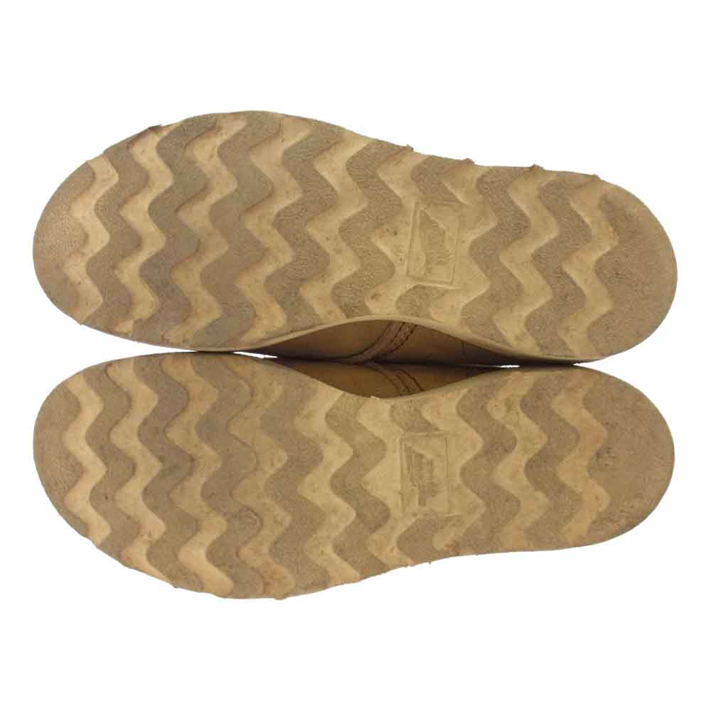 RED WING レッドウィング 8167 6inch CLASSIC PLAIN TOE クラッシック プレーン トゥ スエード  ライトブラウン系 7【中古】