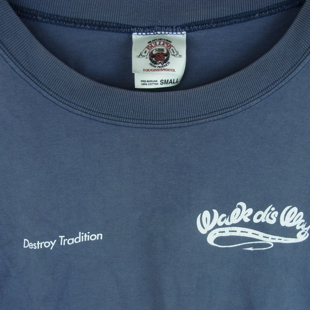 WTAPS ダブルタップス WAY OF LIFE BULLINK バックプリント 長袖 Tシャツ コットン グレー系 S【中古】