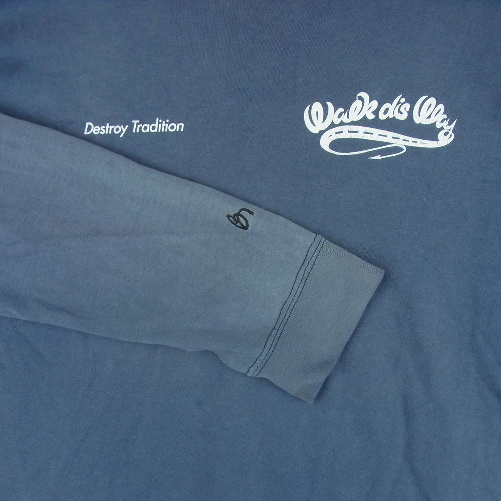 WTAPS ダブルタップス WAY OF LIFE BULLINK バックプリント 長袖 Tシャツ コットン グレー系 S【中古】