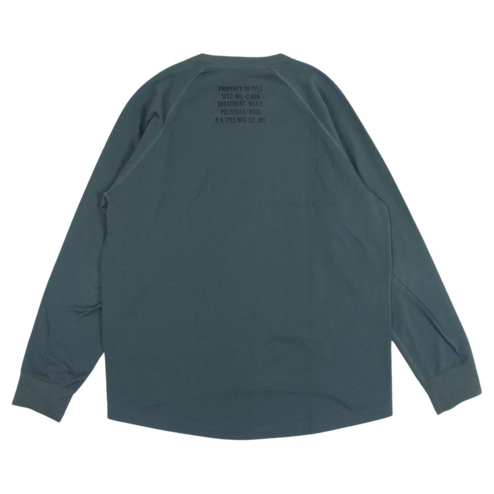 N.HOOLYWOOD エヌハリウッド 962-CS02 TEST PRODUCT EXCHANGE SERVICE サムホール ミリタリー クルーネック カットソー グリーン系【中古】