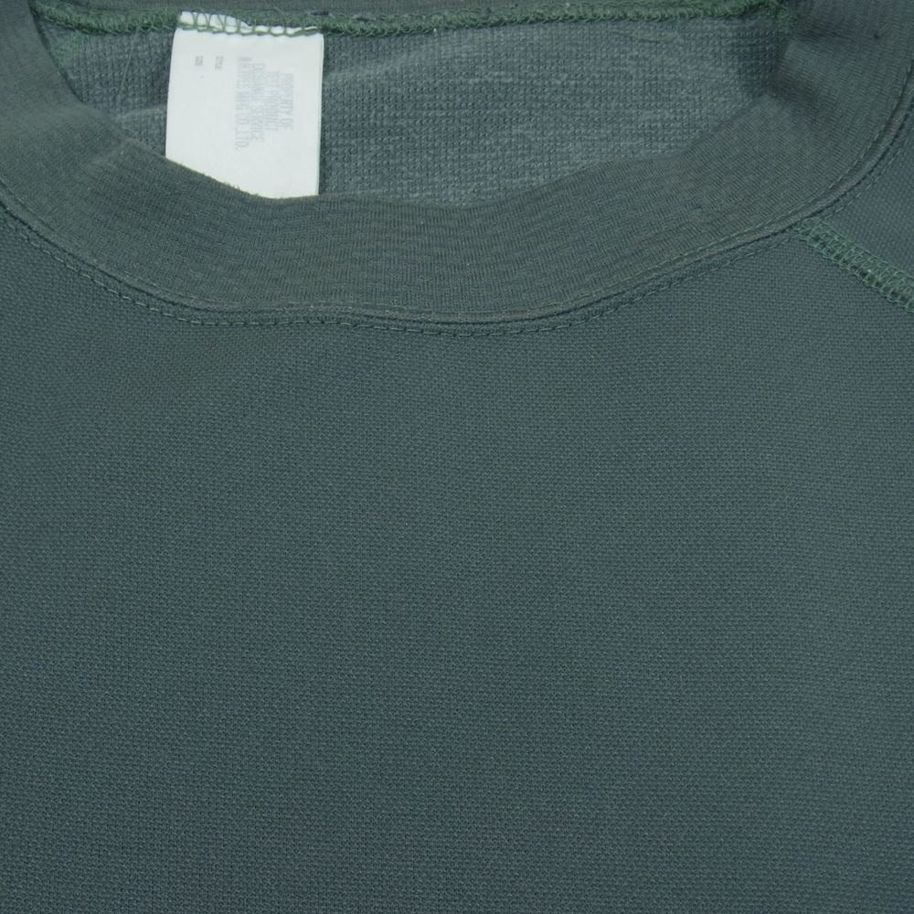 N.HOOLYWOOD エヌハリウッド 962-CS02 TEST PRODUCT EXCHANGE SERVICE サムホール ミリタリー クルーネック カットソー グリーン系【中古】
