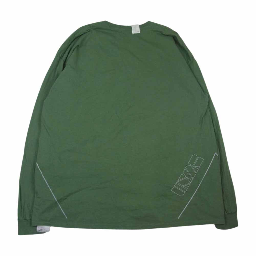 N.HOOLYWOOD エヌハリウッド 9221-CS86 LONG SLEEVE SHIRT (USMC)  長袖 Tシャツ グリーン系 42【中古】