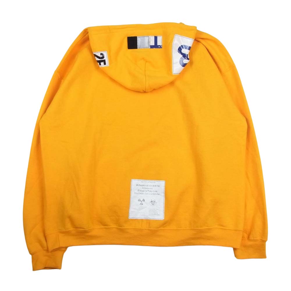 N.HOOLYWOOD エヌハリウッド 9212-CS80 HOODED PARKA エナメルパッチ フーデッド パーカー イエロー イエロー系 40【中古】