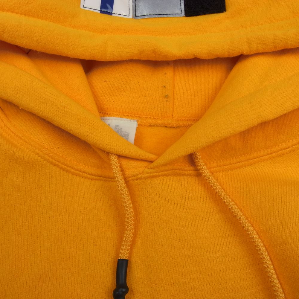 N.HOOLYWOOD エヌハリウッド 9212-CS80 HOODED PARKA エナメルパッチ フーデッド パーカー イエロー イエロー系 40【中古】