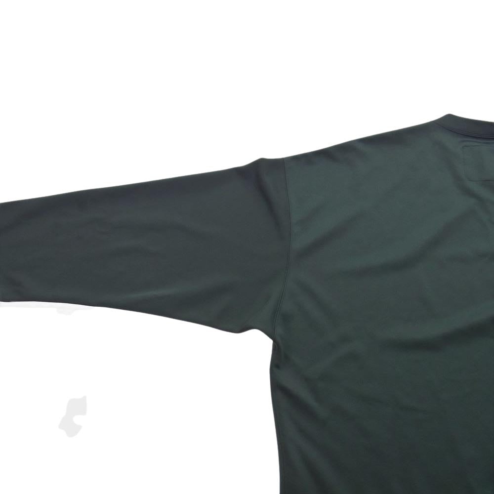 N.HOOLYWOOD エヌハリウッド 9211-CS03-004 DURABLE SHIRT オーバーサイズ エステル 長袖 Tシャツ ダークグリーン系 42【中古】
