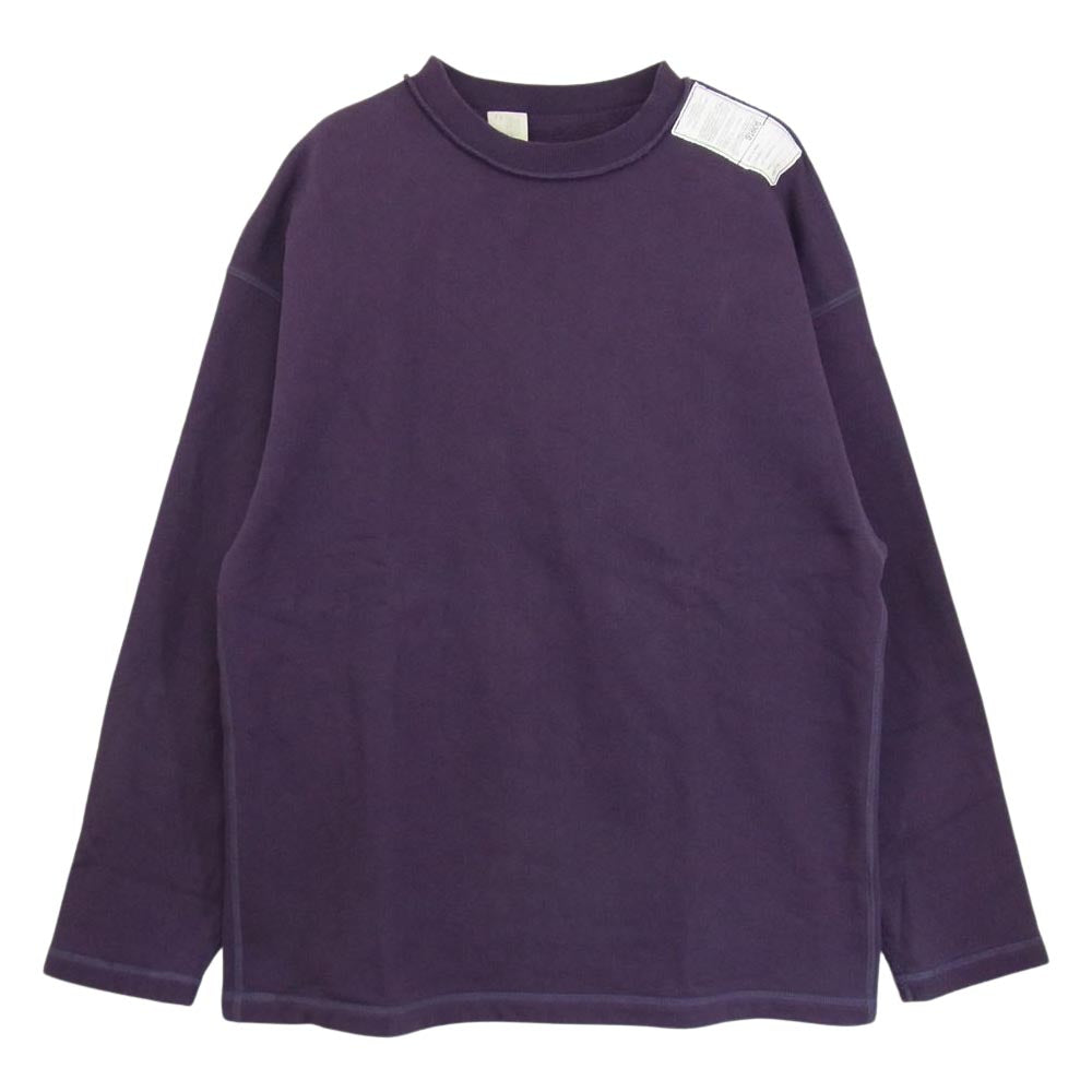 N.HOOLYWOOD エヌハリウッド 20AW 9202-CS02-040 アウトシーム クルーネック スウェット トレーナー パープル系 XL【中古】