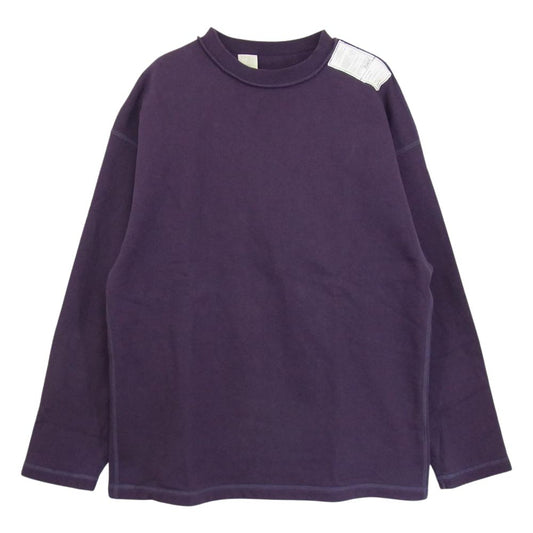 N.HOOLYWOOD エヌハリウッド 20AW 9202-CS02-040 アウトシーム クルーネック スウェット トレーナー パープル系 XL【中古】