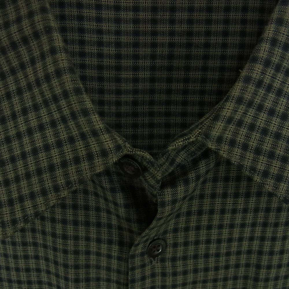 N.HOOLYWOOD エヌハリウッド 2211-SH07-023 CHECK BIG SHIRT チェック ビッグ レーヨン シャツ グレー系 40【中古】