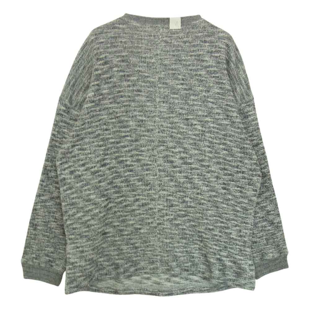 N.HOOLYWOOD エヌハリウッド 1202-CS09-024 メランジコットン オーバーサイズ クルーネック カットソー グレー系 44【中古】
