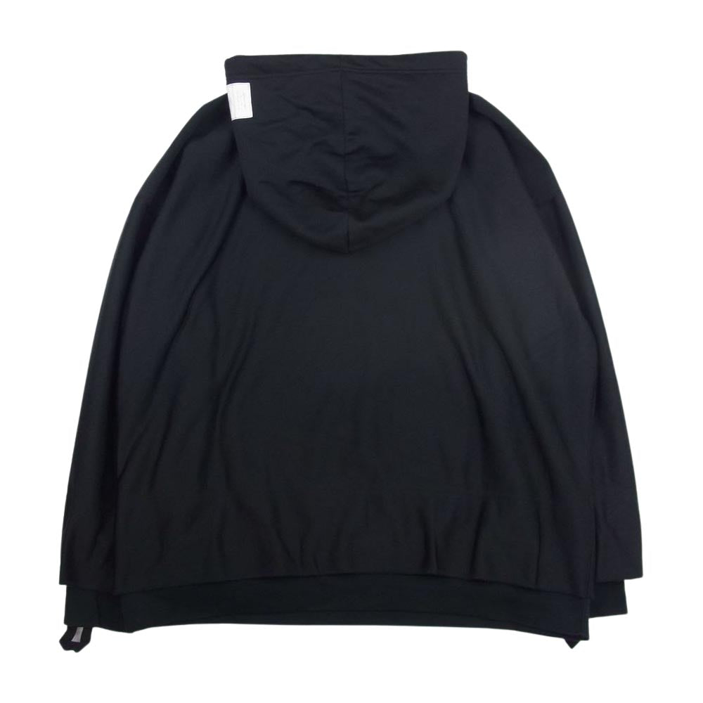 N.HOOLYWOOD エヌハリウッド 9211-CS02-024 SWEAT PARKA MOD エステルコットン裏毛 プルオーバー パーカー ブラック系 42【中古】