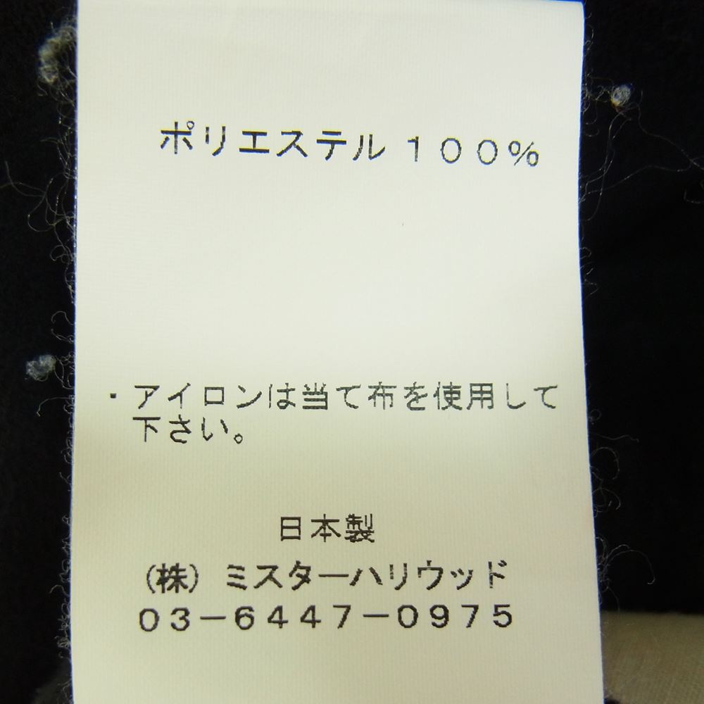 N.HOOLYWOOD エヌハリウッド 272-PT09-008peg ワイド テーパード パンツ ブラック系 42【中古】