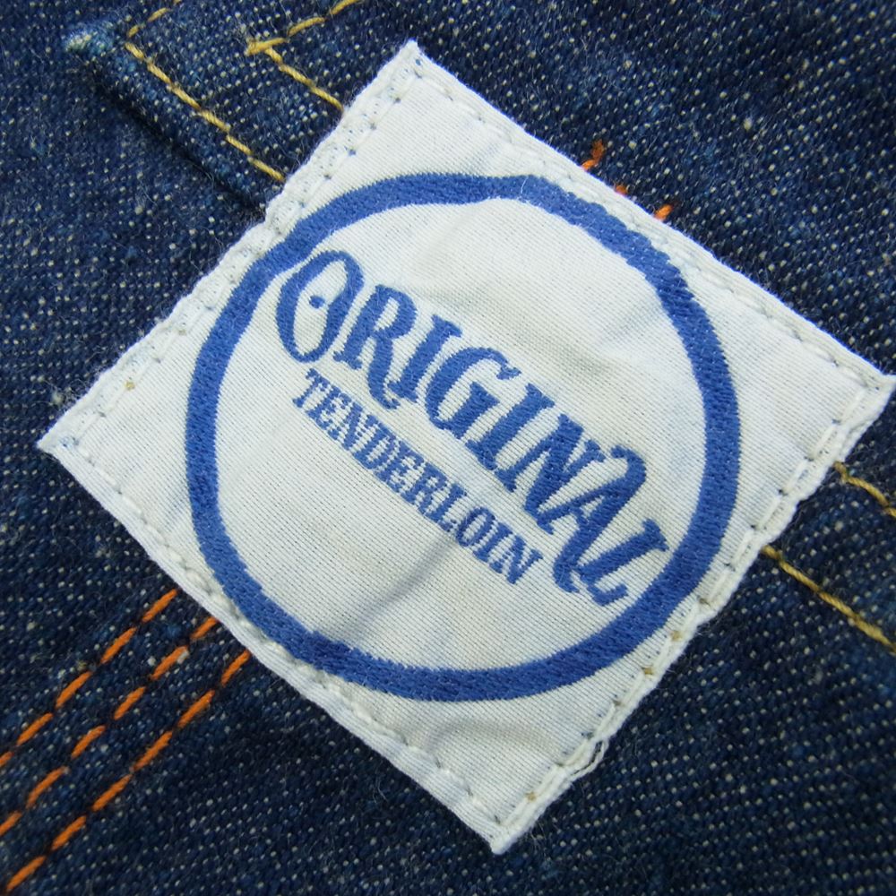 TENDERLOIN テンダーロイン T-OVERALL デニム オーバーオール インディゴブルー系 XL【中古】