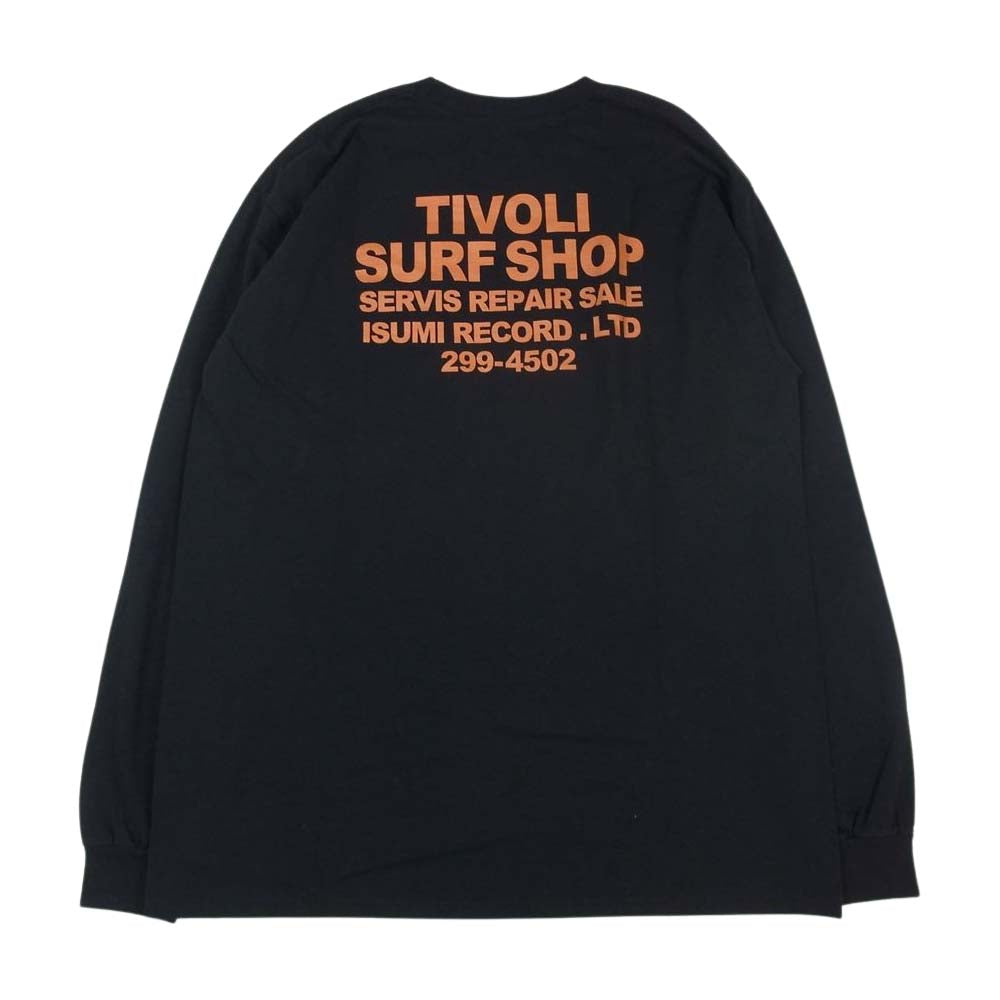 Psicom サイコム Long Sleeve ISUMI RECORD ロンT 長袖 Tシャツ ブラック  ブラック系 L【中古】