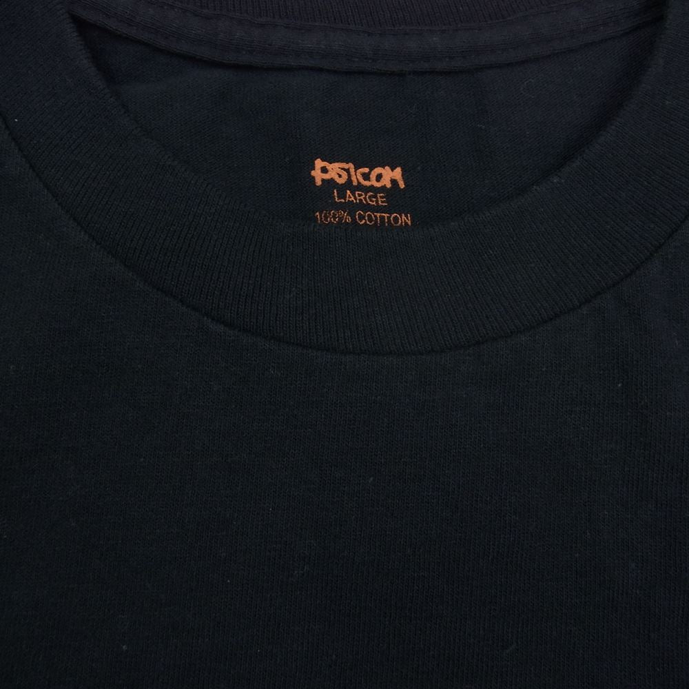 Psicom サイコム Long Sleeve ISUMI RECORD ロンT 長袖 Tシャツ ブラック  ブラック系 L【中古】