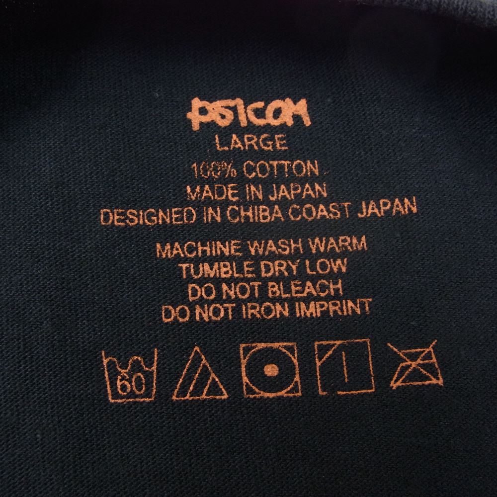 Psicom サイコム Long Sleeve ISUMI RECORD ロンT 長袖 Tシャツ ブラック  ブラック系 L【中古】