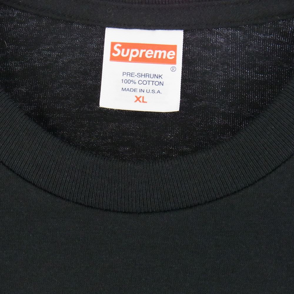 Supreme シュプリーム 22AW Don’t Fuck Around Tee 半袖 Tシャツ ブラック系 イエロー系 XL【新古品】【未使用】【中古】