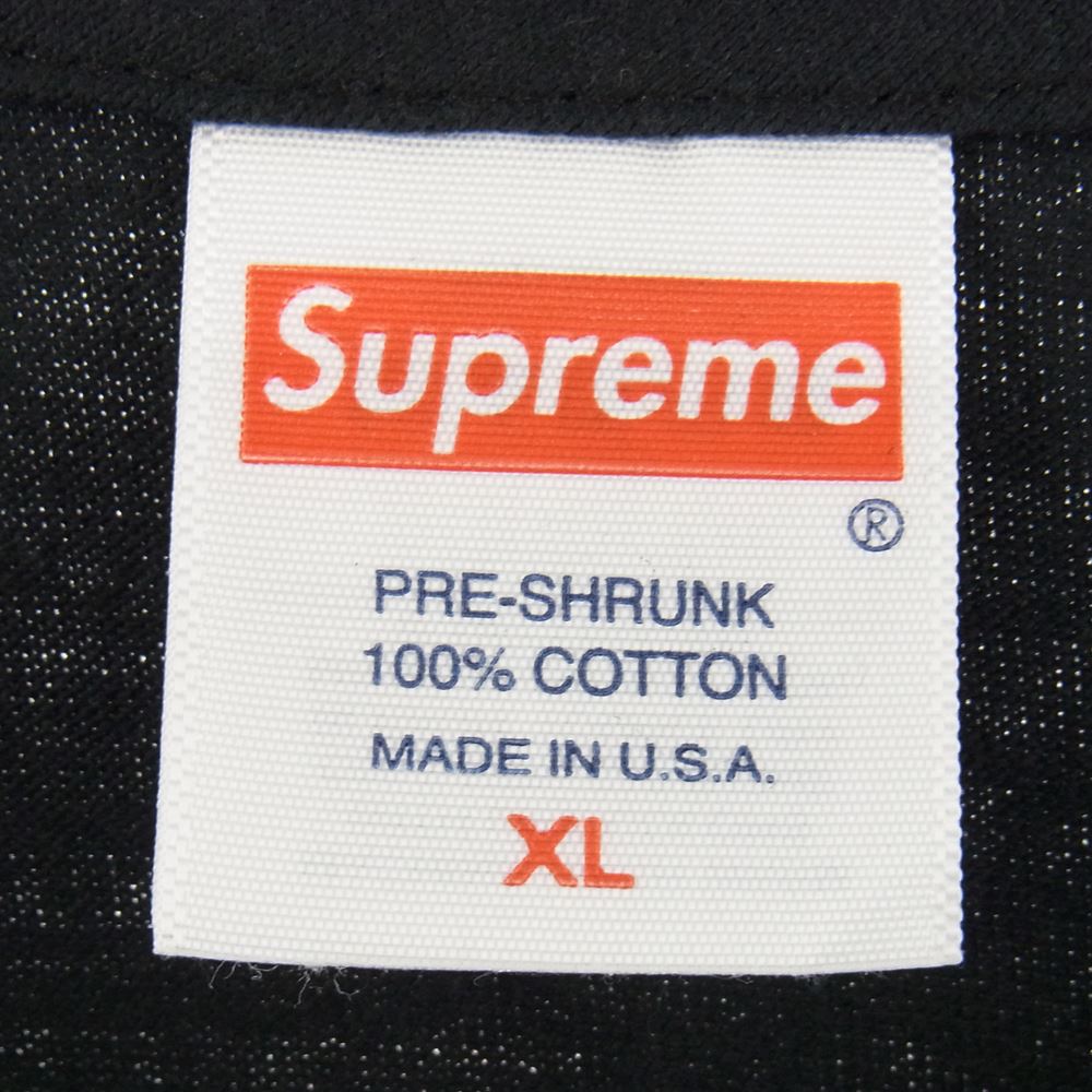 Supreme シュプリーム 22AW Don’t Fuck Around Tee 半袖 Tシャツ ブラック系 イエロー系 XL【新古品】【未使用】【中古】