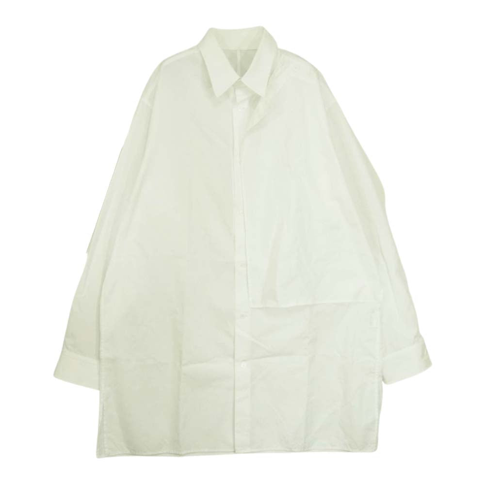 Yohji Yamamoto POUR HOMME ヨウジヤマモトプールオム 20AW HR-B23-053 ノー フィクシング ブロード クロス シャツ ホワイト系 3【中古】
