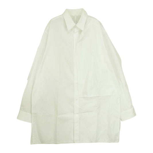 Yohji Yamamoto POUR HOMME ヨウジヤマモトプールオム 20AW HR-B23-053 ノー フィクシング ブロード クロス シャツ ホワイト系 3【中古】