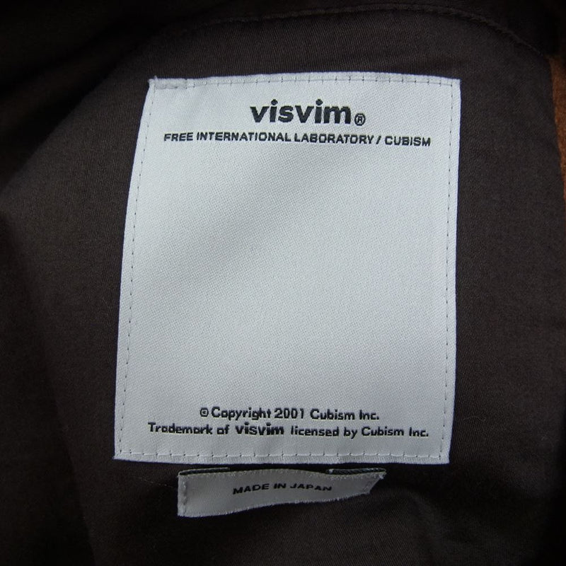 VISVIM ビズビム 16AW 0116205013013 HERGE COAT(VTG TWEED) ウール ツイード コート ブラウン系 3【中古】