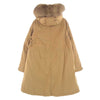 WOOLRICH ウールリッチ WWOU0646 国内正規品 KEYSTONE PARKA キーストーン パーカ フーディ ダウン ジャケット ライトブラウン系 M【美品】【中古】