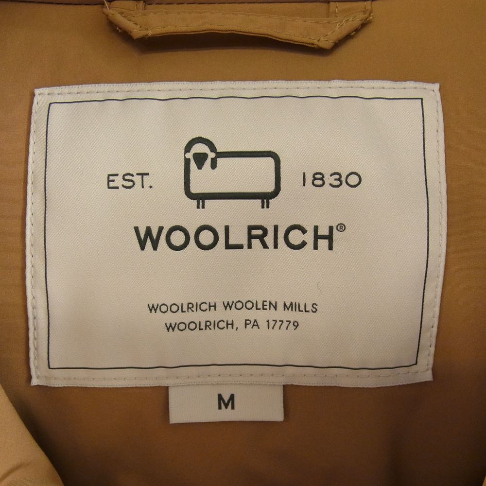 WOOLRICH ウールリッチ WWOU0646 国内正規品 KEYSTONE PARKA キーストーン パーカ フーディ ダウン ジャケット ライトブラウン系 M【美品】【中古】