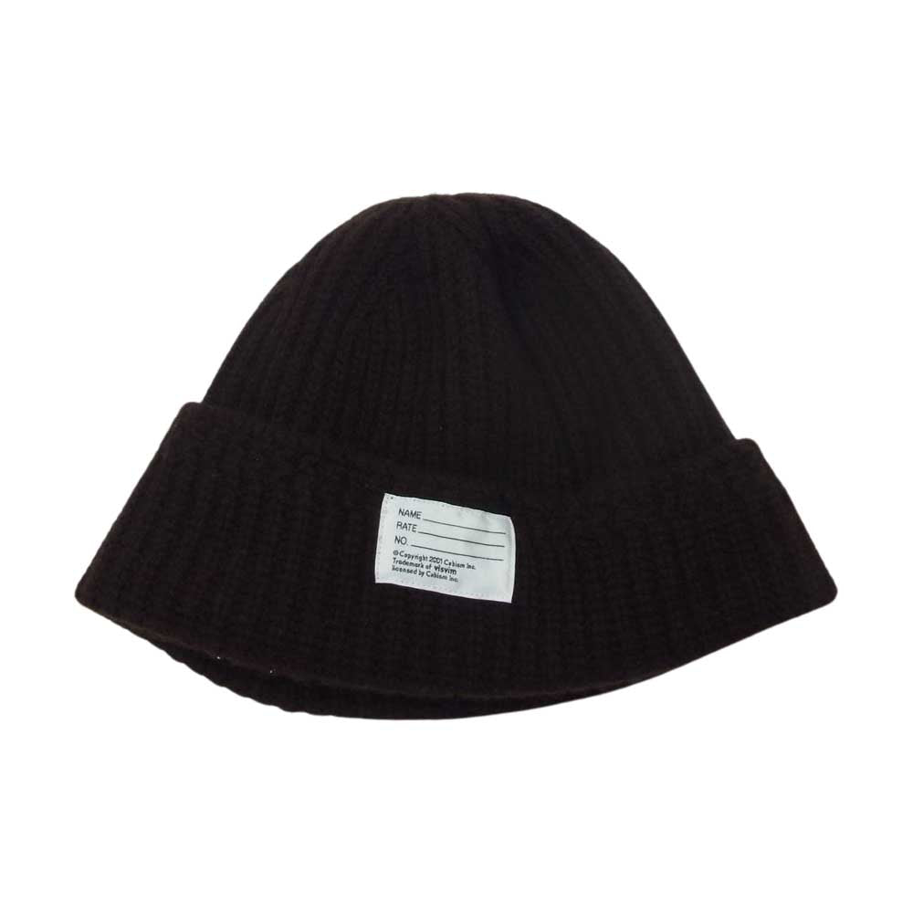 VISVIM ビズビム 14AW 0114203003016 14AW KNIT BEANIE WOOL ニット ビーニー ウール ブラウン ブラウン系 F【中古】