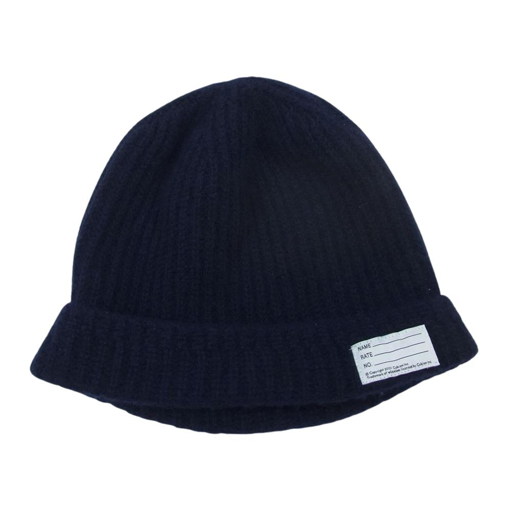 VISVIM ビズビム 19AW 0119203003027 KNIT BEANIE WOOL ニット ビーニー ウール ネイビー ネイビー系 F【中古】