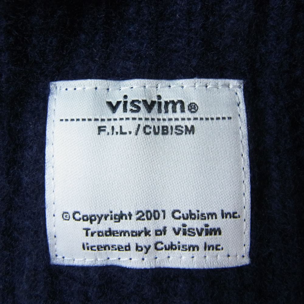 VISVIM ビズビム 19AW 0119203003027 KNIT BEANIE WOOL ニット ビーニー ウール ネイビー ネイビー系 F【中古】